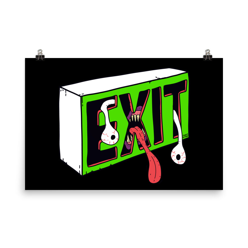 The Exit Face Poster