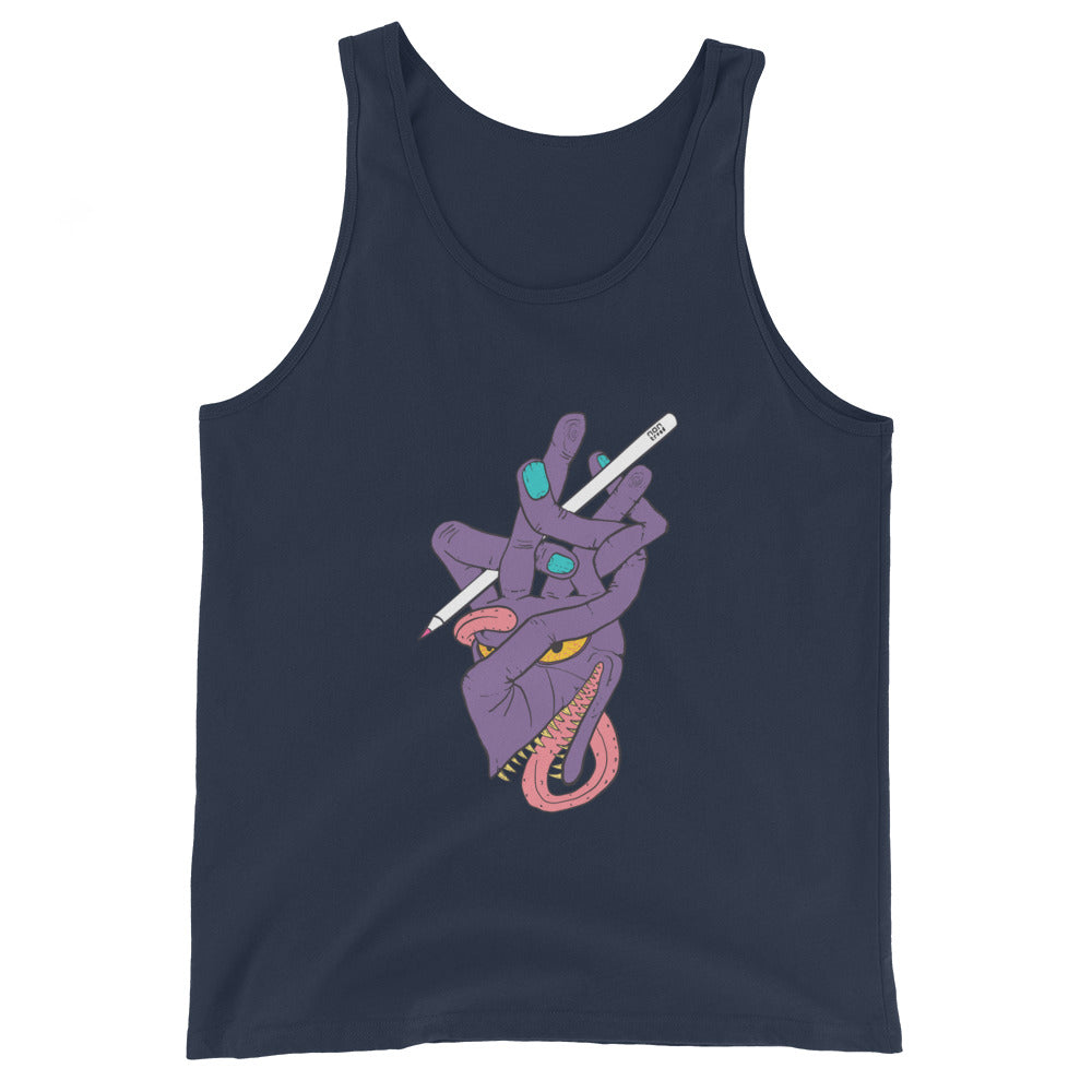 The Evil Hand Face Tank Top