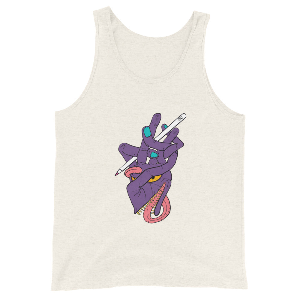 The Evil Hand Face Tank Top