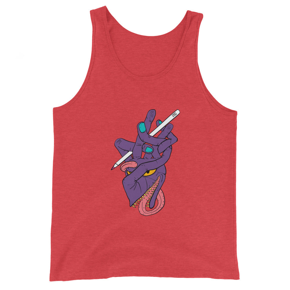 The Evil Hand Face Tank Top