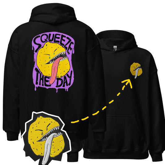 The Lemon Day Hoodie (back & front)