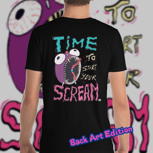 Camiseta The Screamtime Face (impressão traseira)