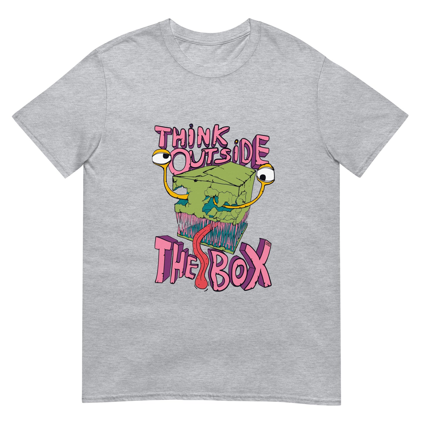 Think Outside The Box Face T-Shirt