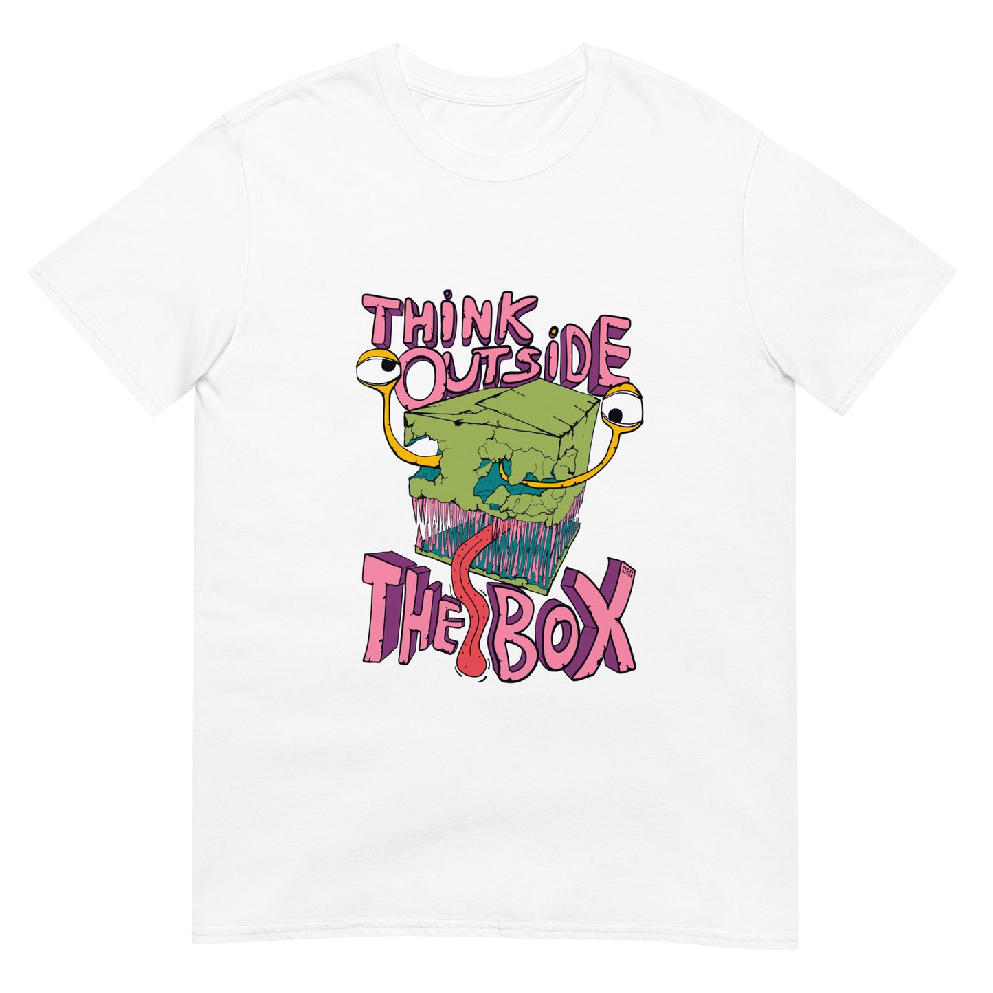 Think Outside The Box Face T-Shirt