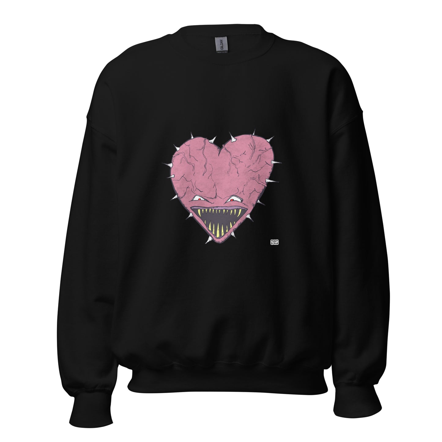 Sudadera con cara de corazón