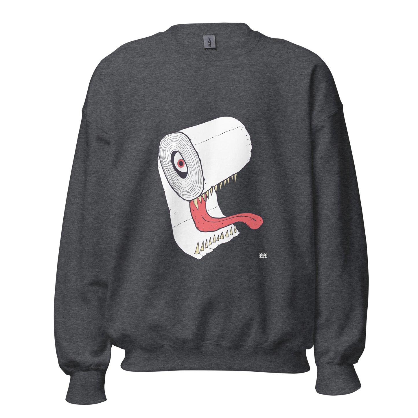 Toilet face sweatshirt