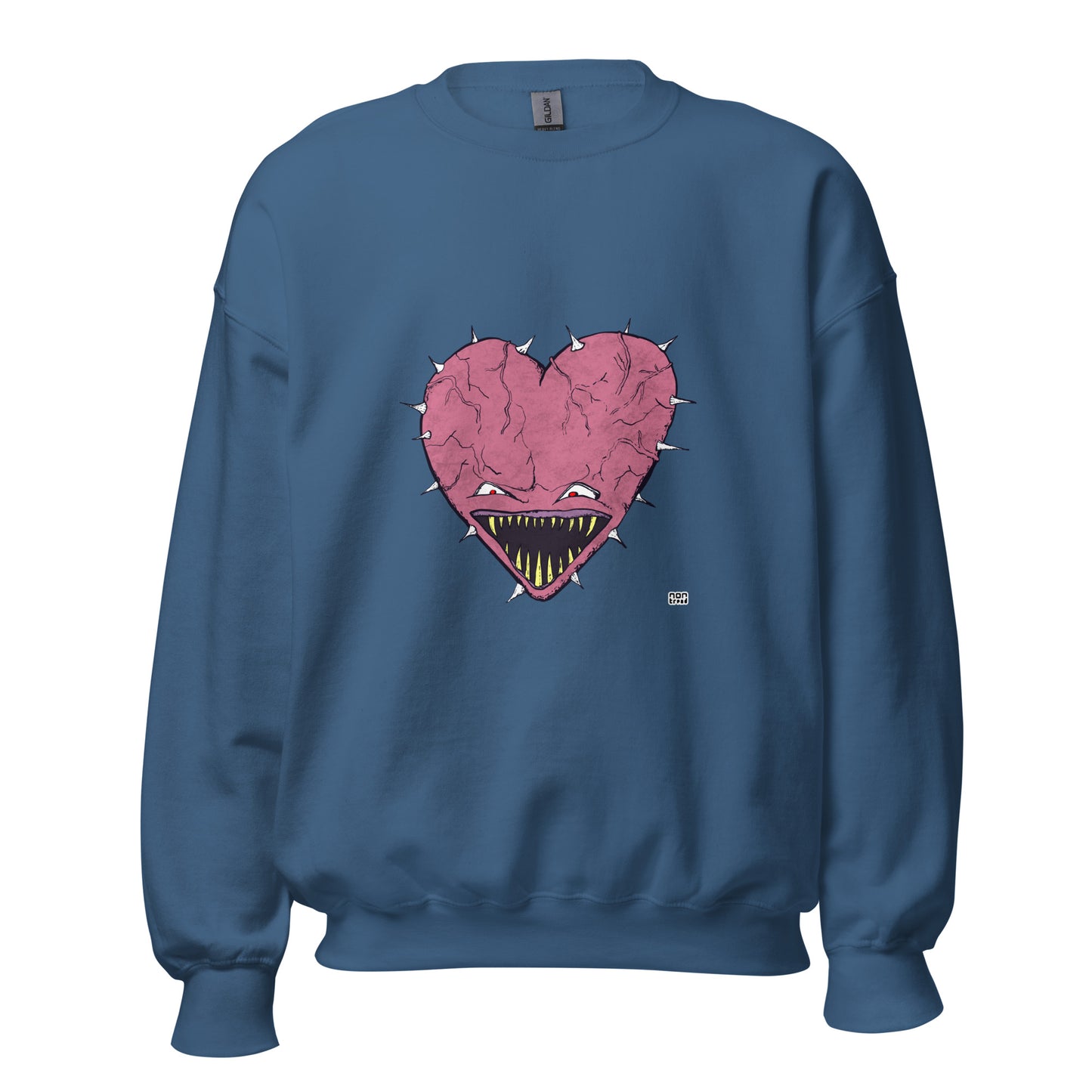 Sudadera con cara de corazón