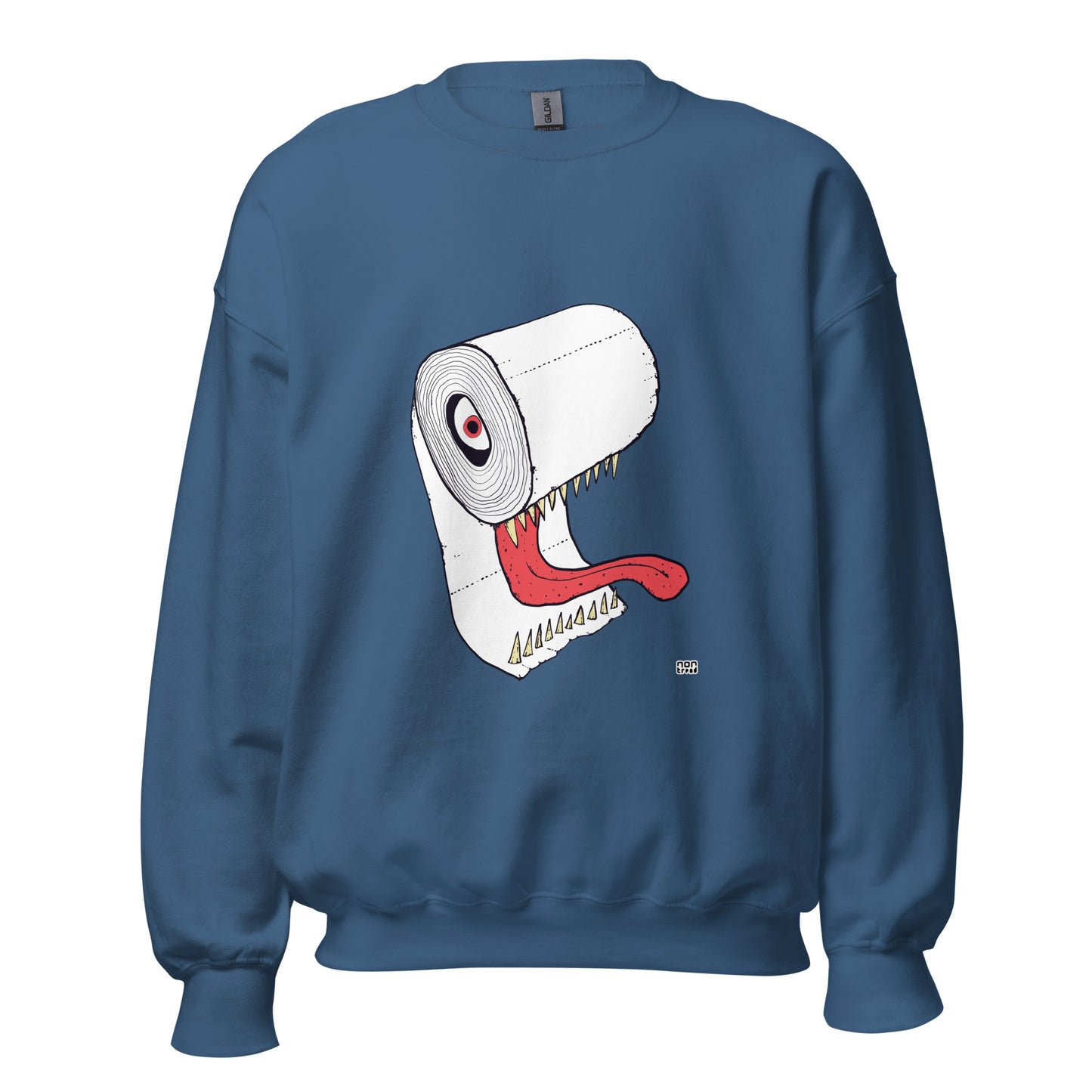 Toilet face sweatshirt