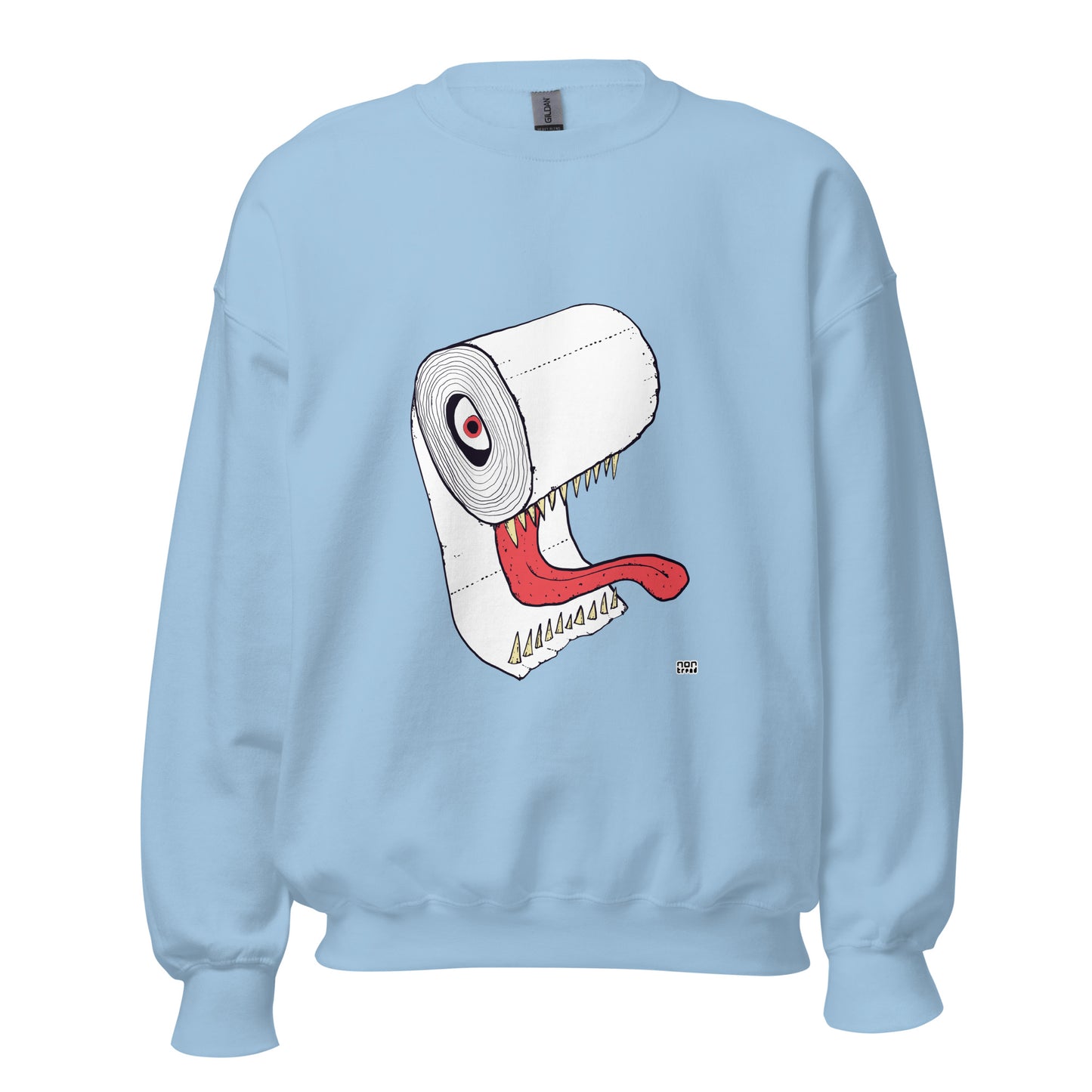 Toilet face sweatshirt