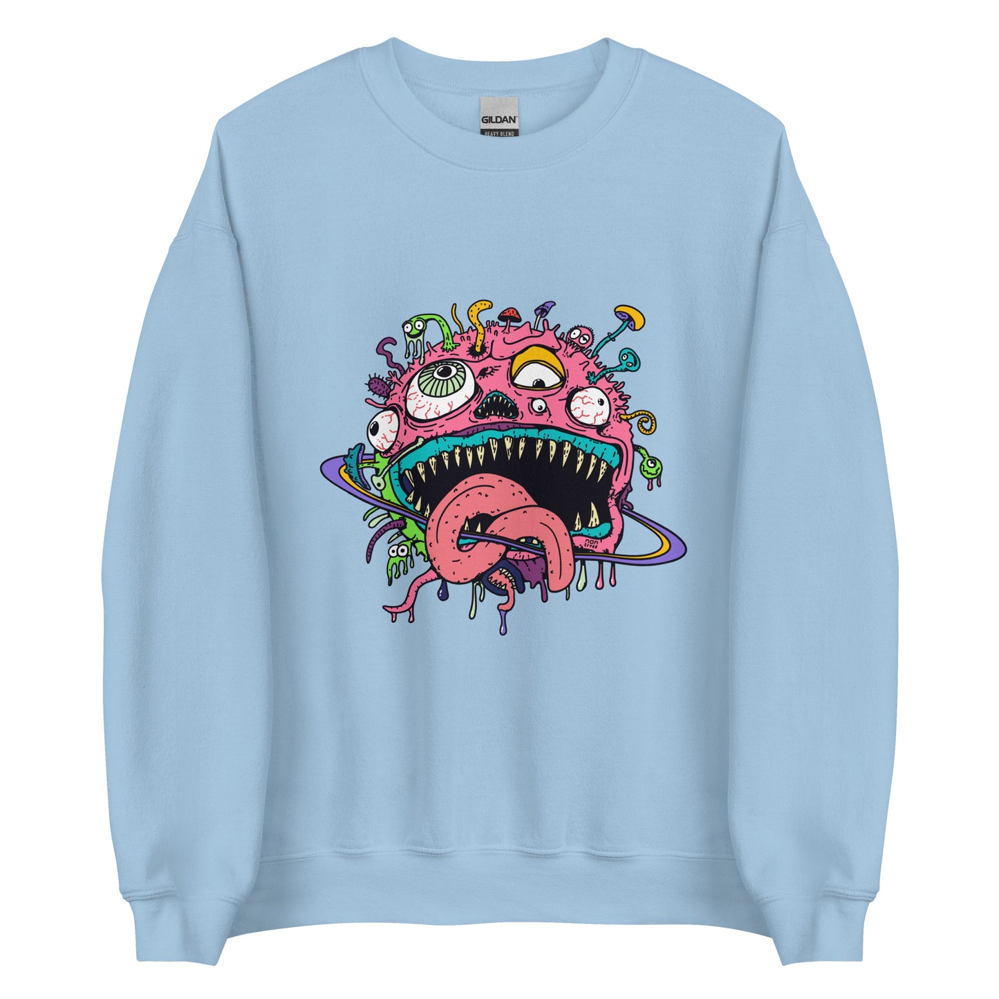 The Weirdest Planet Face Sweatshirt