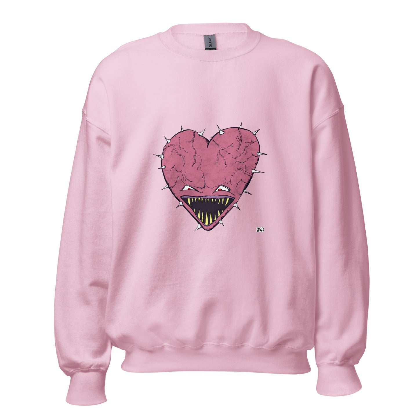 Sudadera con cara de corazón