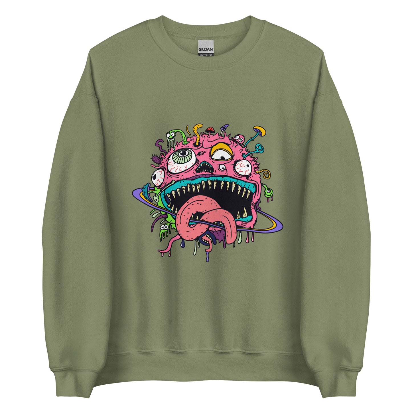 The Weirdest Planet Face Sweatshirt