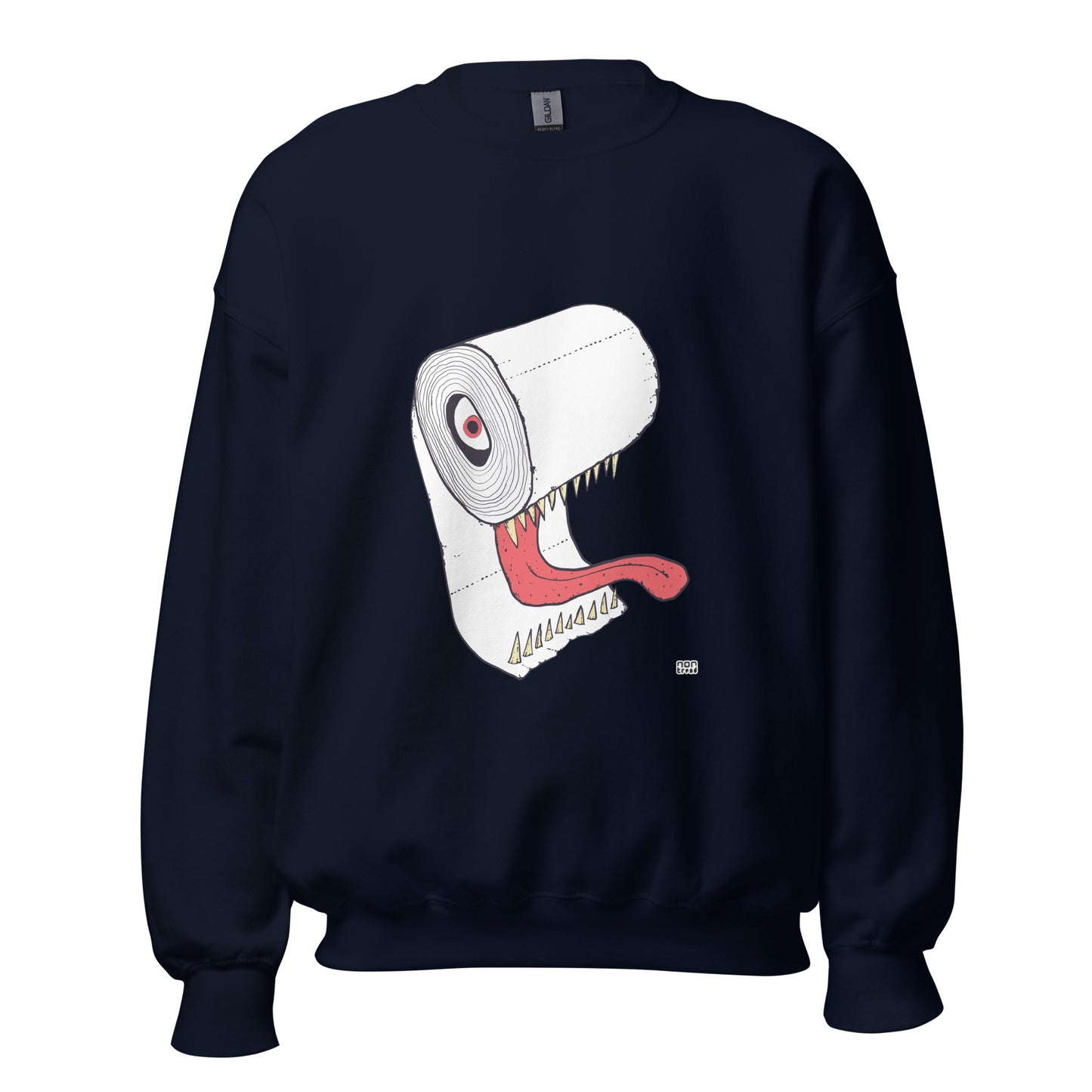 Toilet face sweatshirt