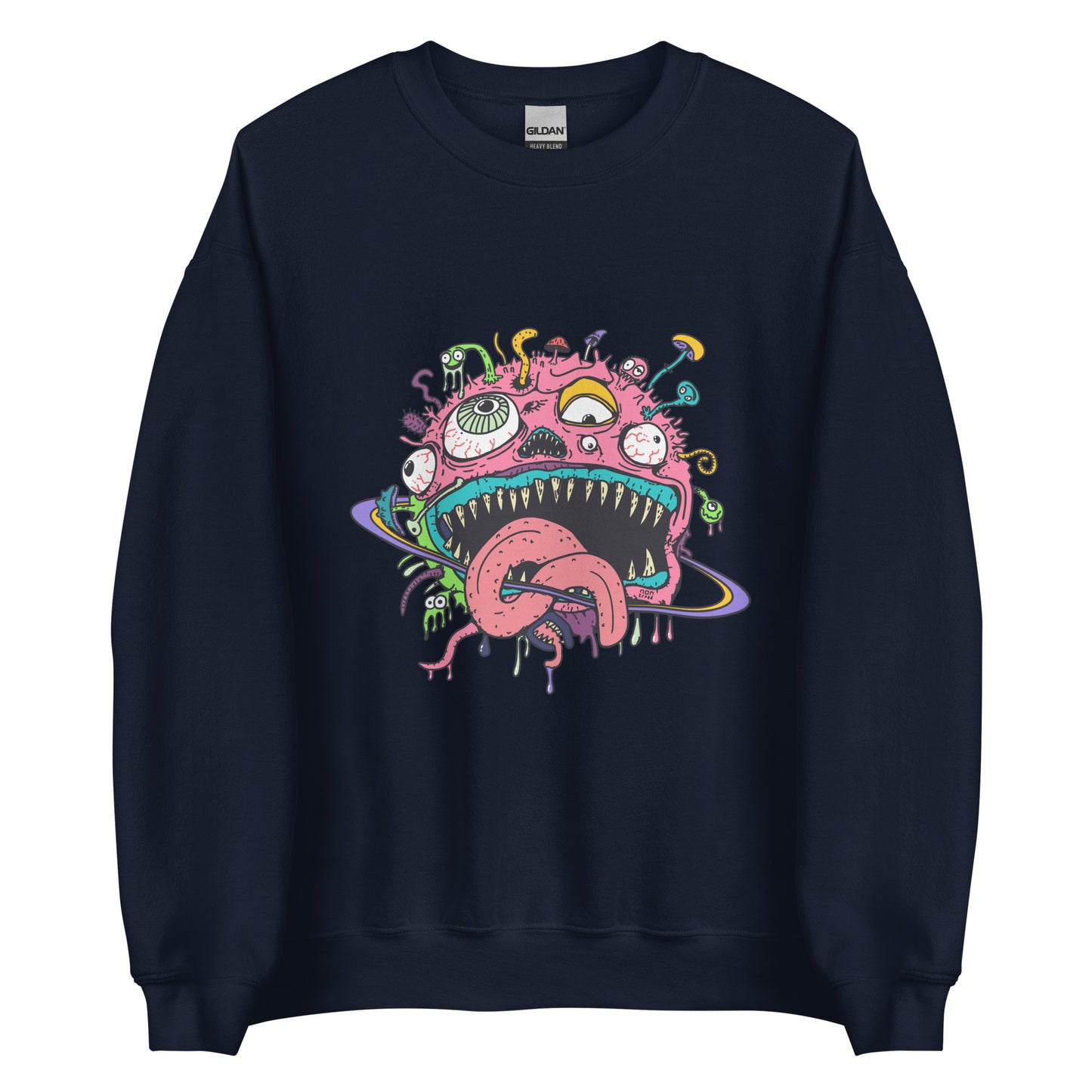 The Weirdest Planet Face Sweatshirt