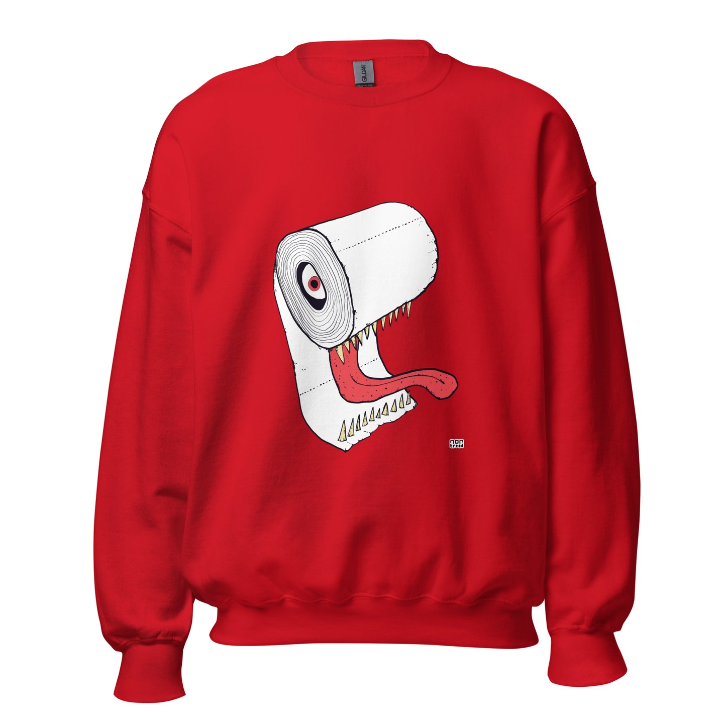 Toilet face sweatshirt