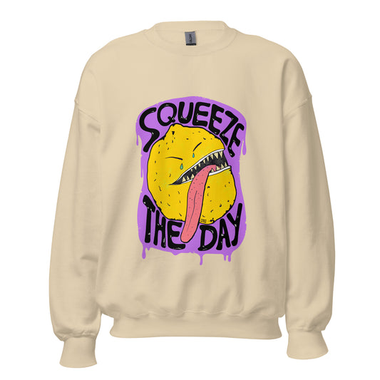 The Squeeze The Day Face Sweatshirt