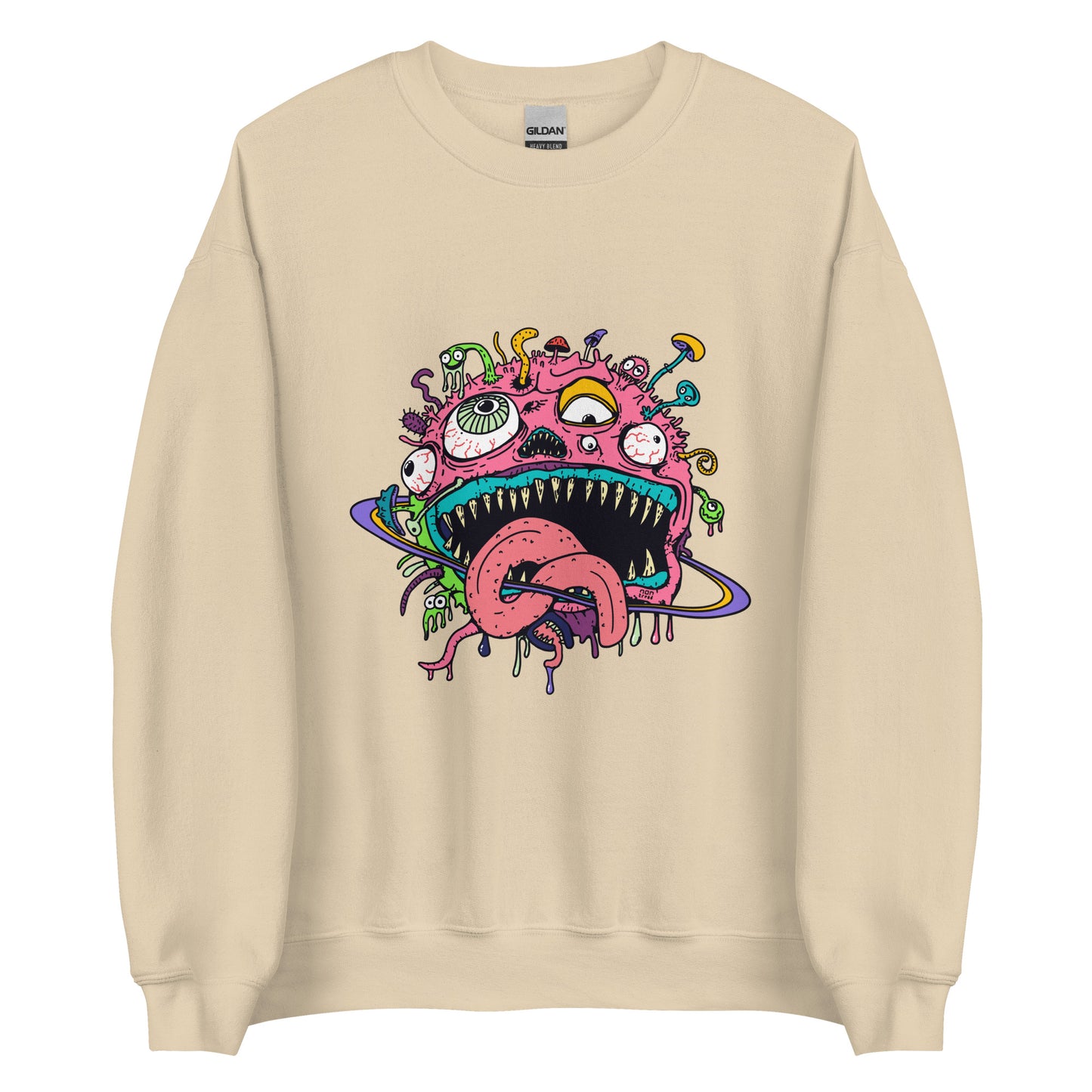 The Weirdest Planet Face Sweatshirt