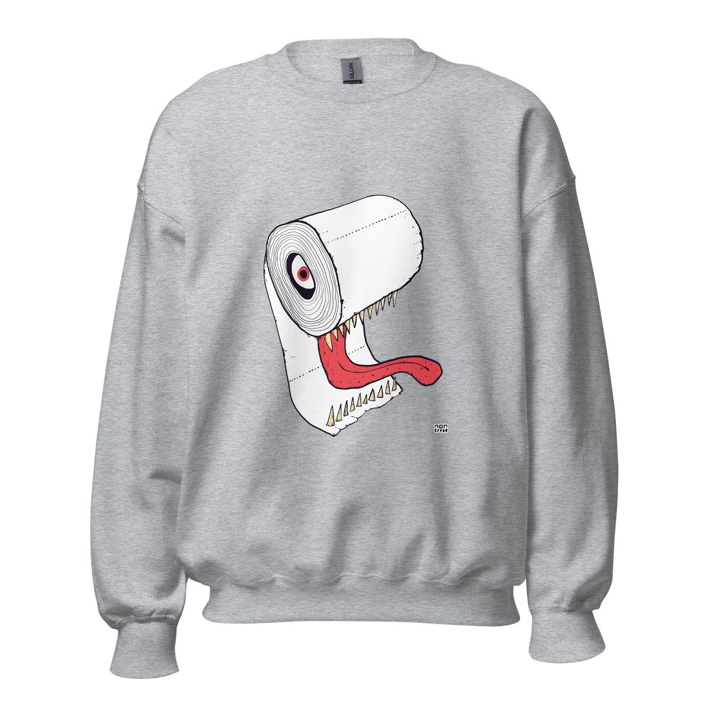 Toilet face sweatshirt