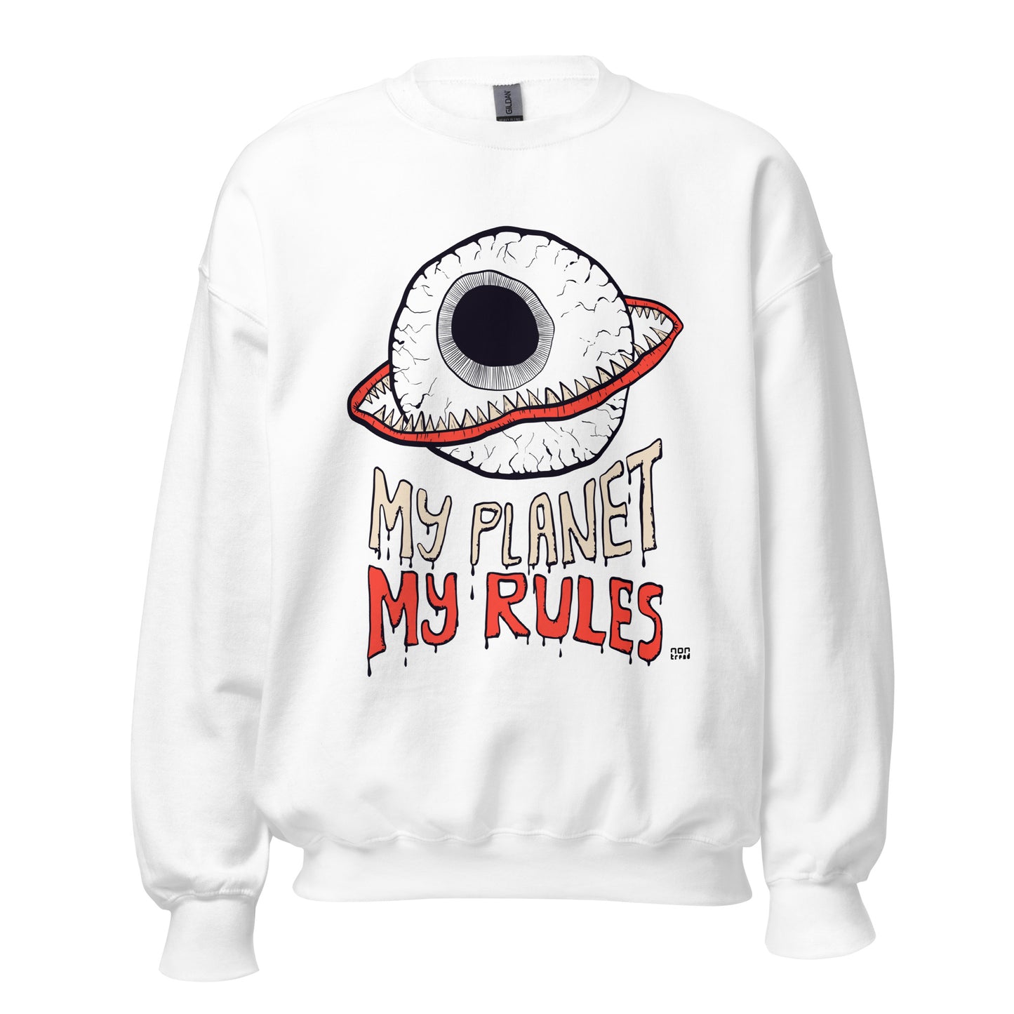 The Planet Face sweatshirt