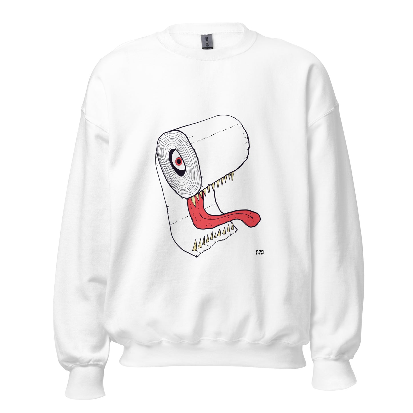 Toilet face sweatshirt