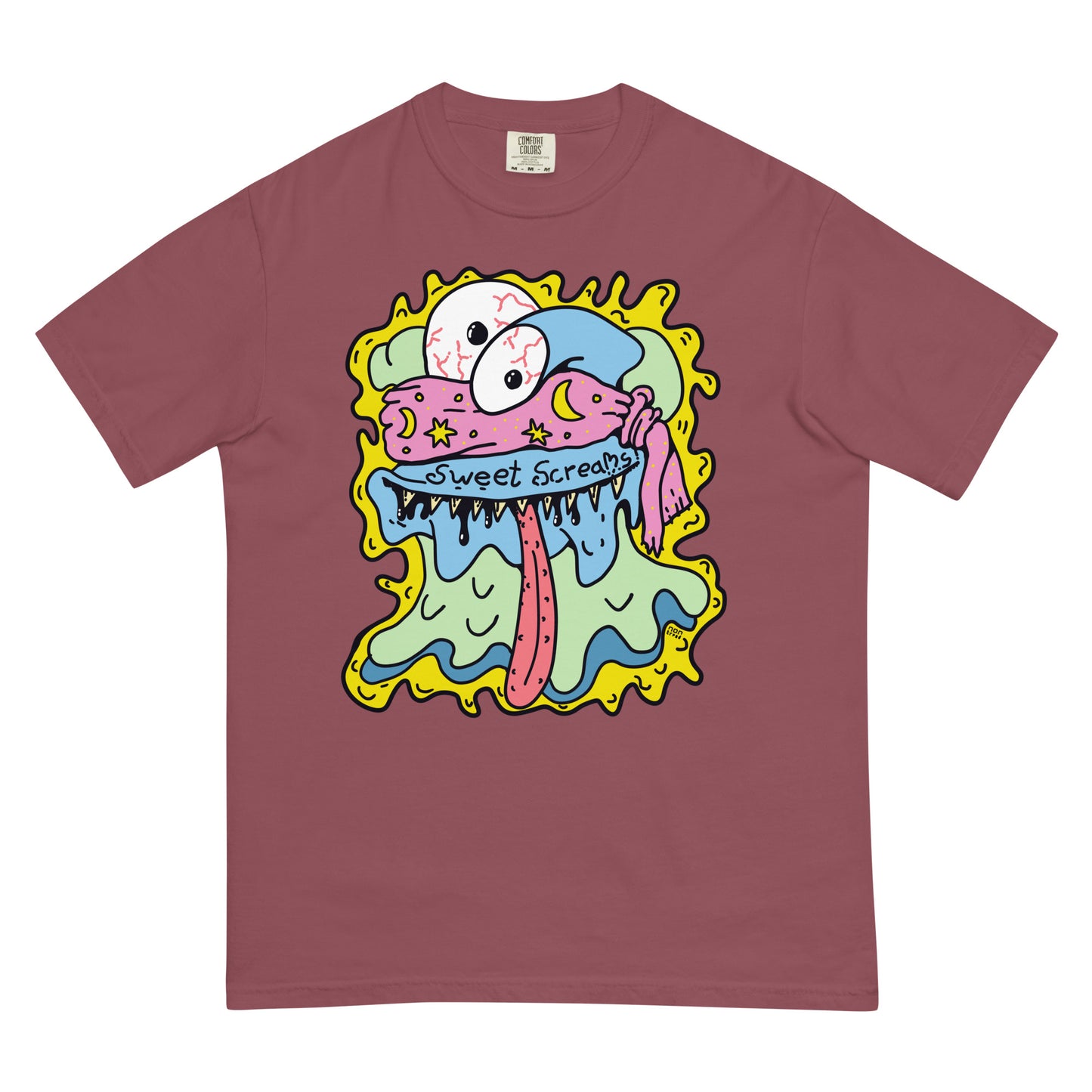 The Sweet Screams Face T-shirt (heavyweight premium)