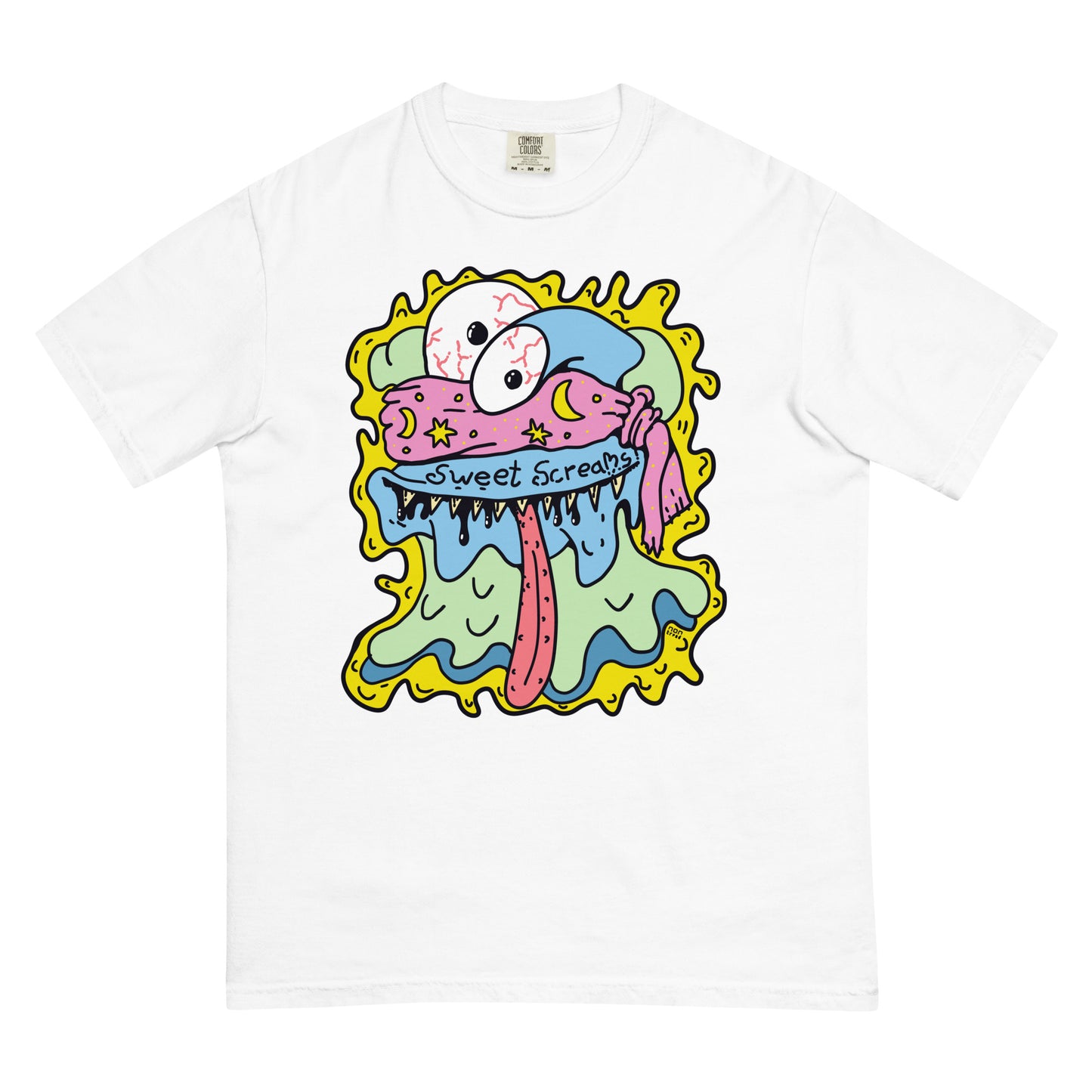 The Sweet Screams Face T-shirt (heavyweight premium)