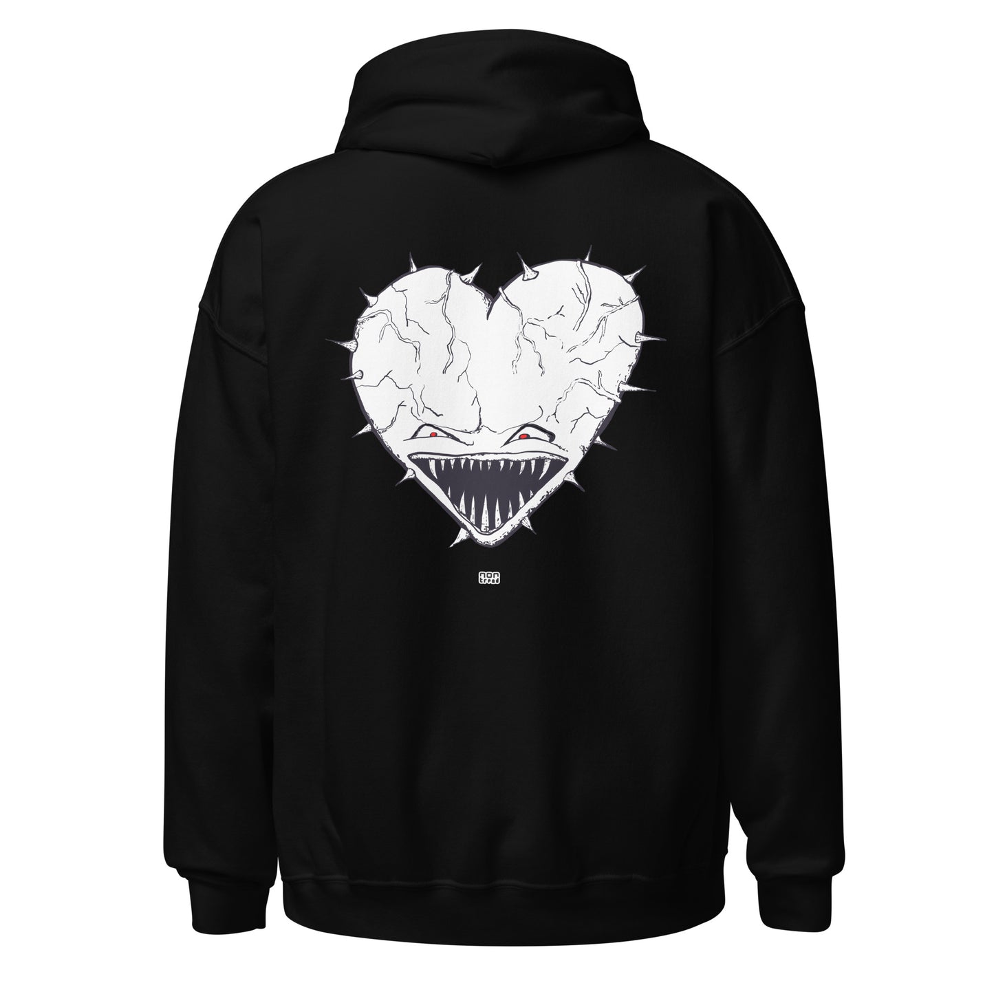 The Heart Face Hoodie (Back Print)