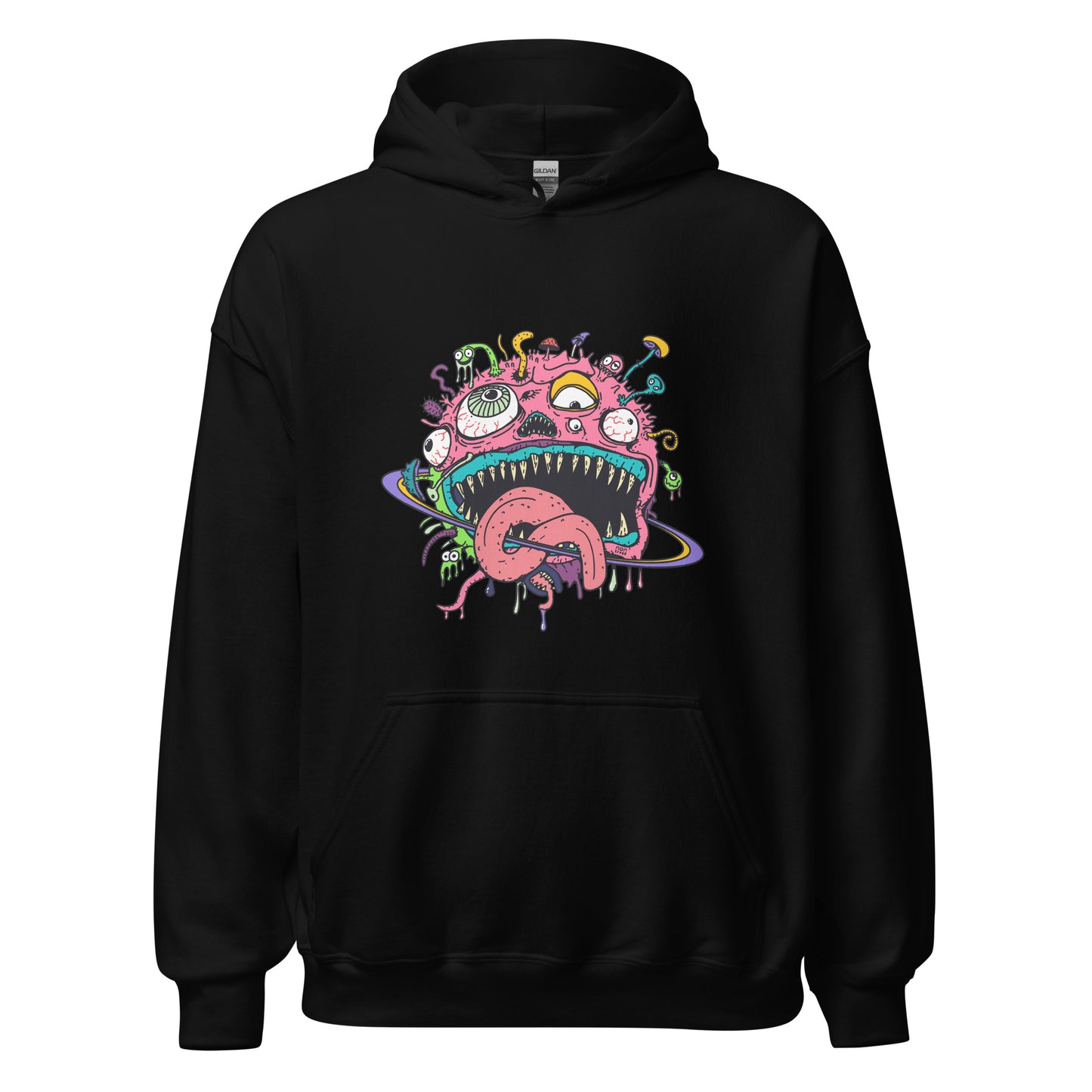 The Weirdest Planet Face Hoodie