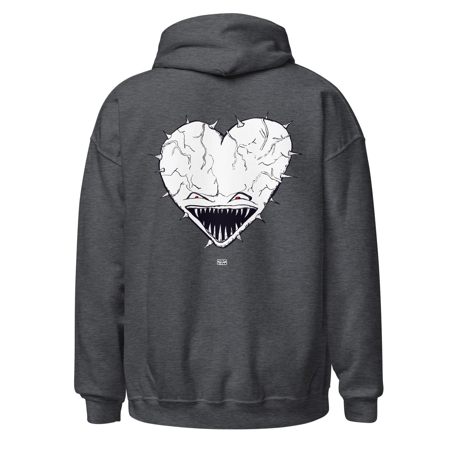 The Heart Face Hoodie (Back Print)