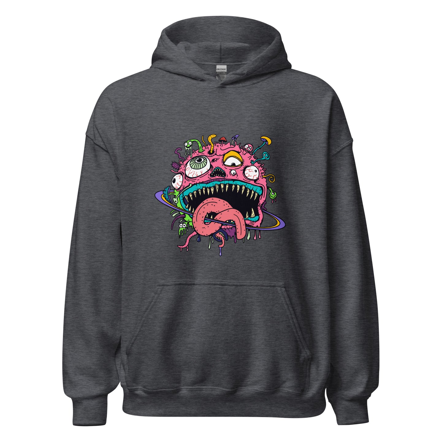 The Weirdest Planet Face Hoodie