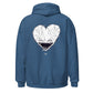 Sudadera con capucha The Heart Face (impresión en la espalda)