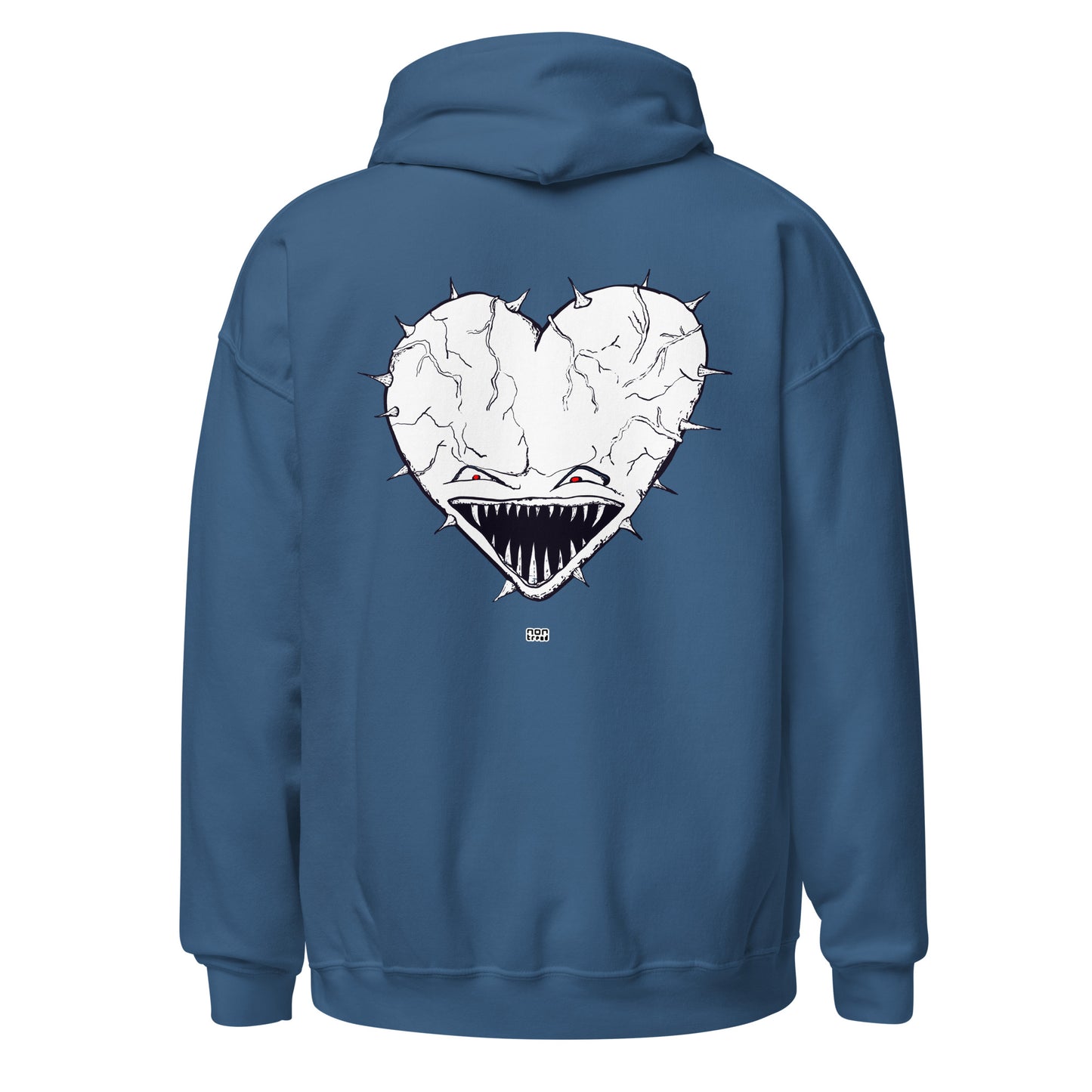 The Heart Face Hoodie (Back Print)