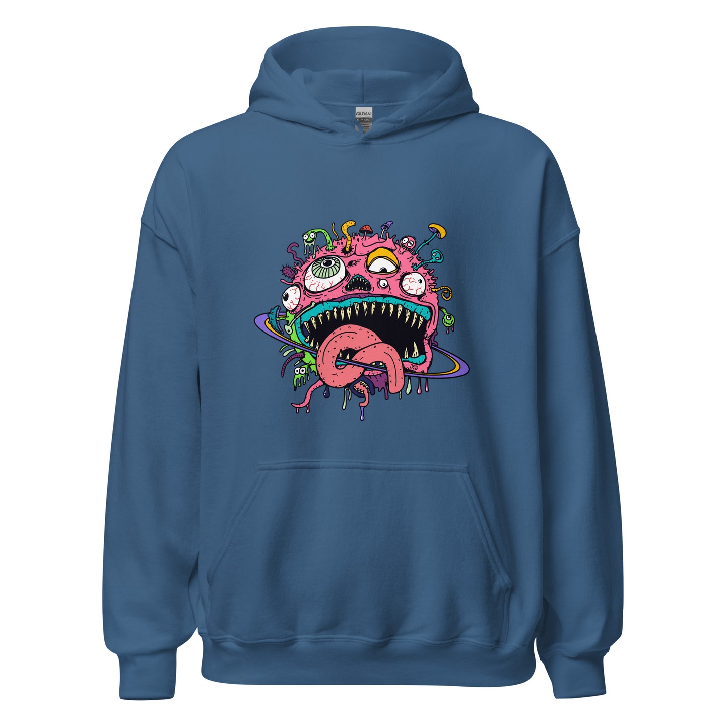 The Weirdest Planet Face Hoodie