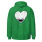 The Heart Face Hoodie (Back Print)