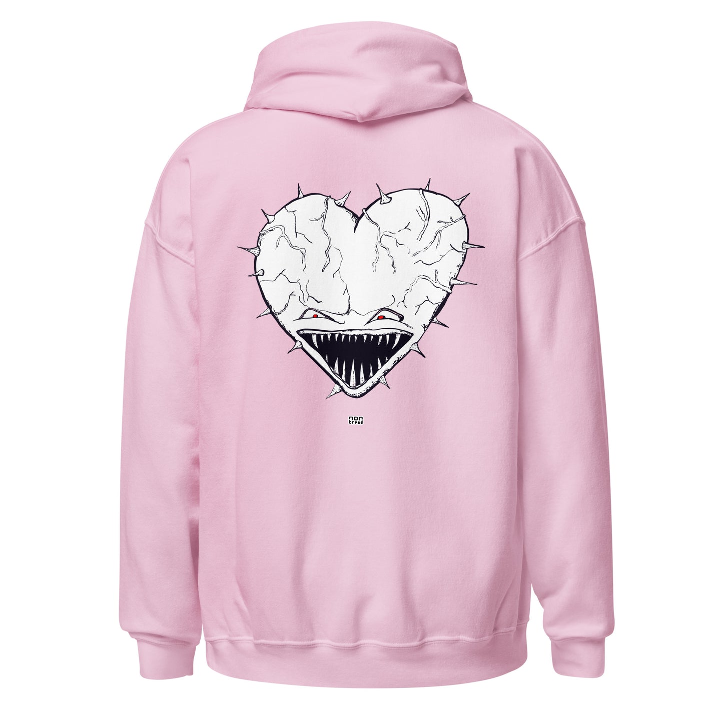 The Heart Face Hoodie (Back Print)