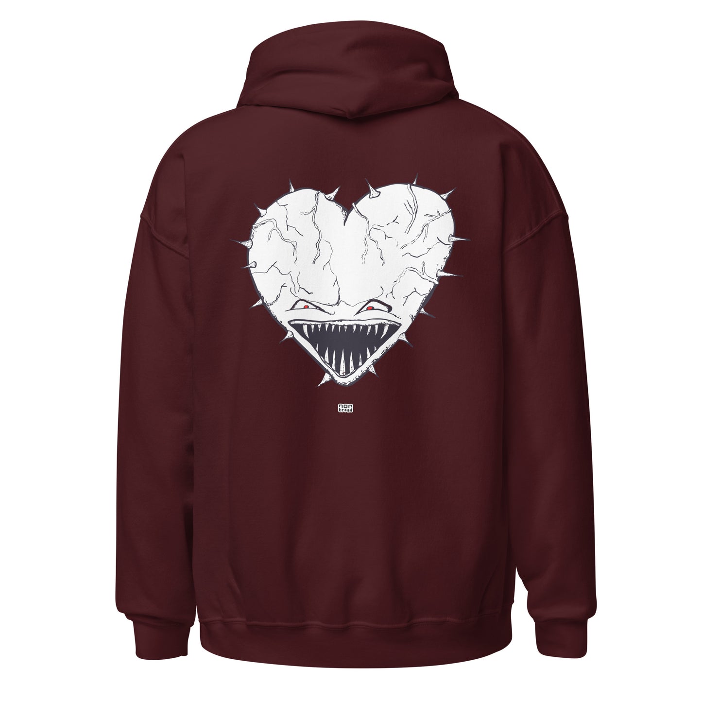 The Heart Face Hoodie (Back Print)