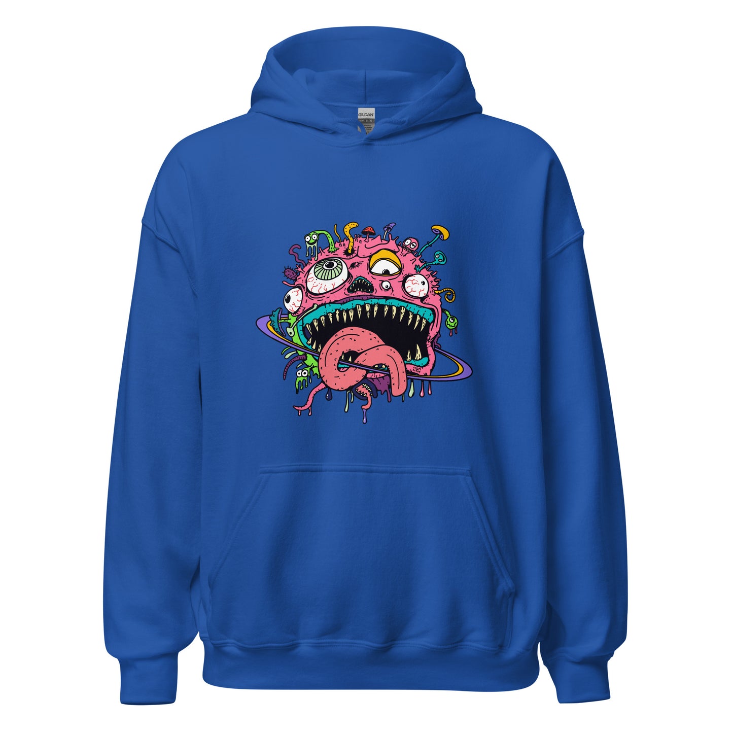 The Weirdest Planet Face Hoodie