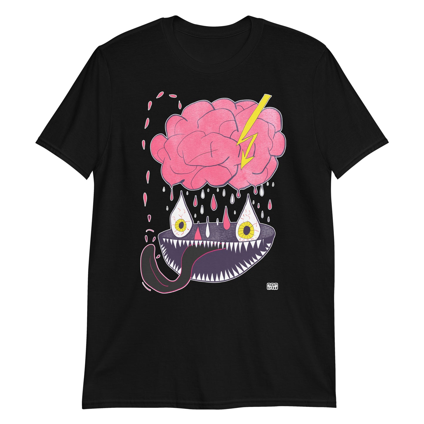 La camiseta de la cara del cerebro